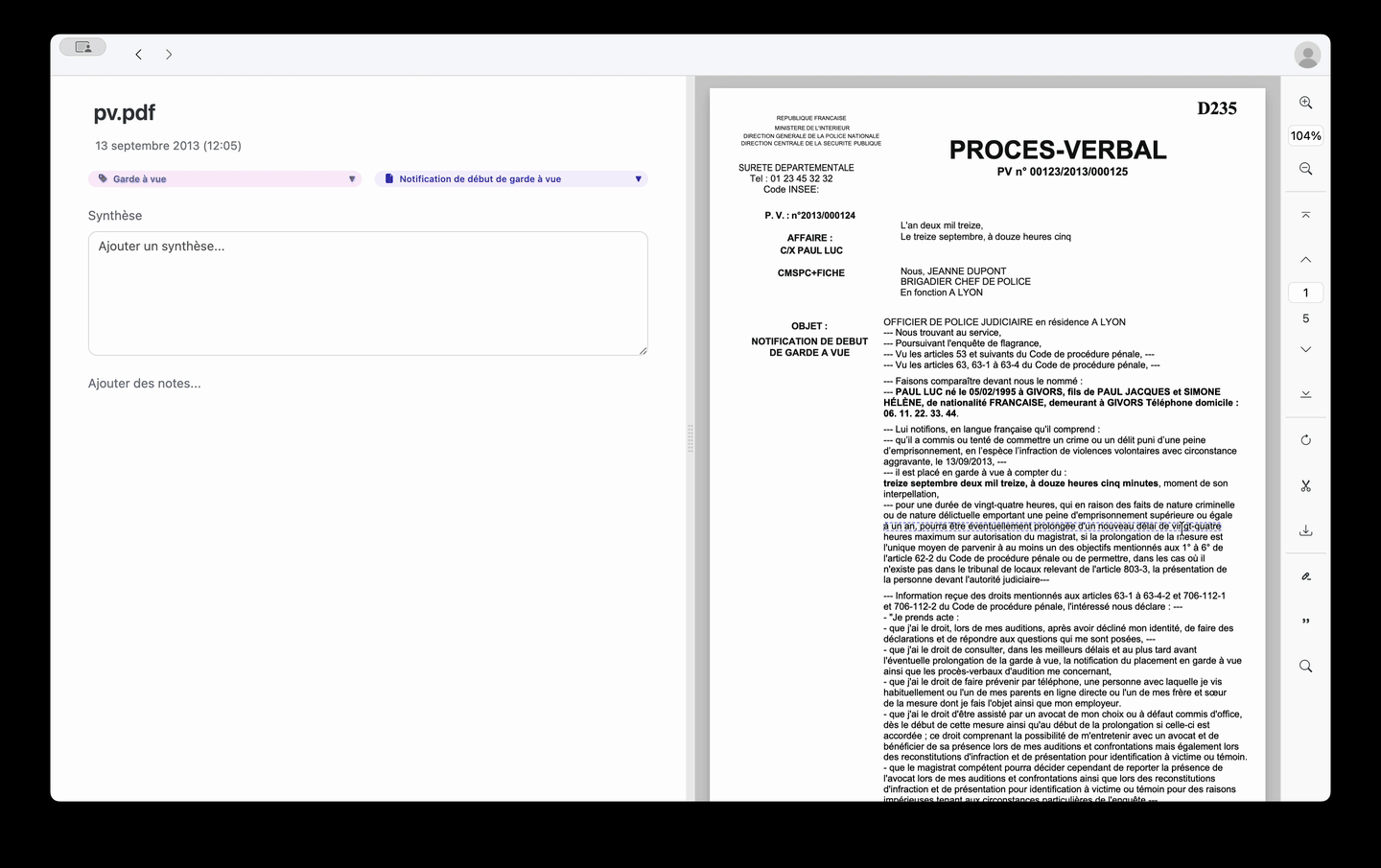 Séparer manuellement plusieurs pages d'un document